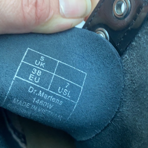 Doc Martens 1460 Boots Womens Size 8 Shoes Black Eye 8 Patent Leather C… - Picture 6 of 8